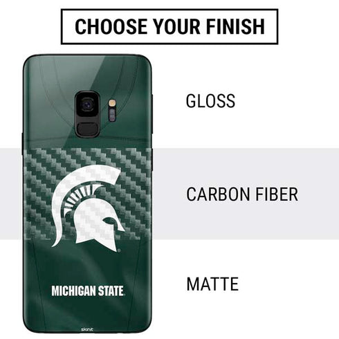 Michigan State University Green Jersey Galaxy S9 Skin